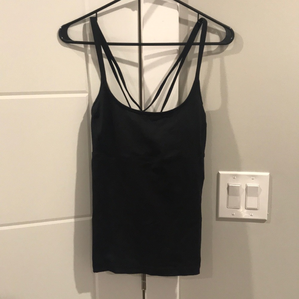 All Yoga Lotus Bra Top - black - never worn